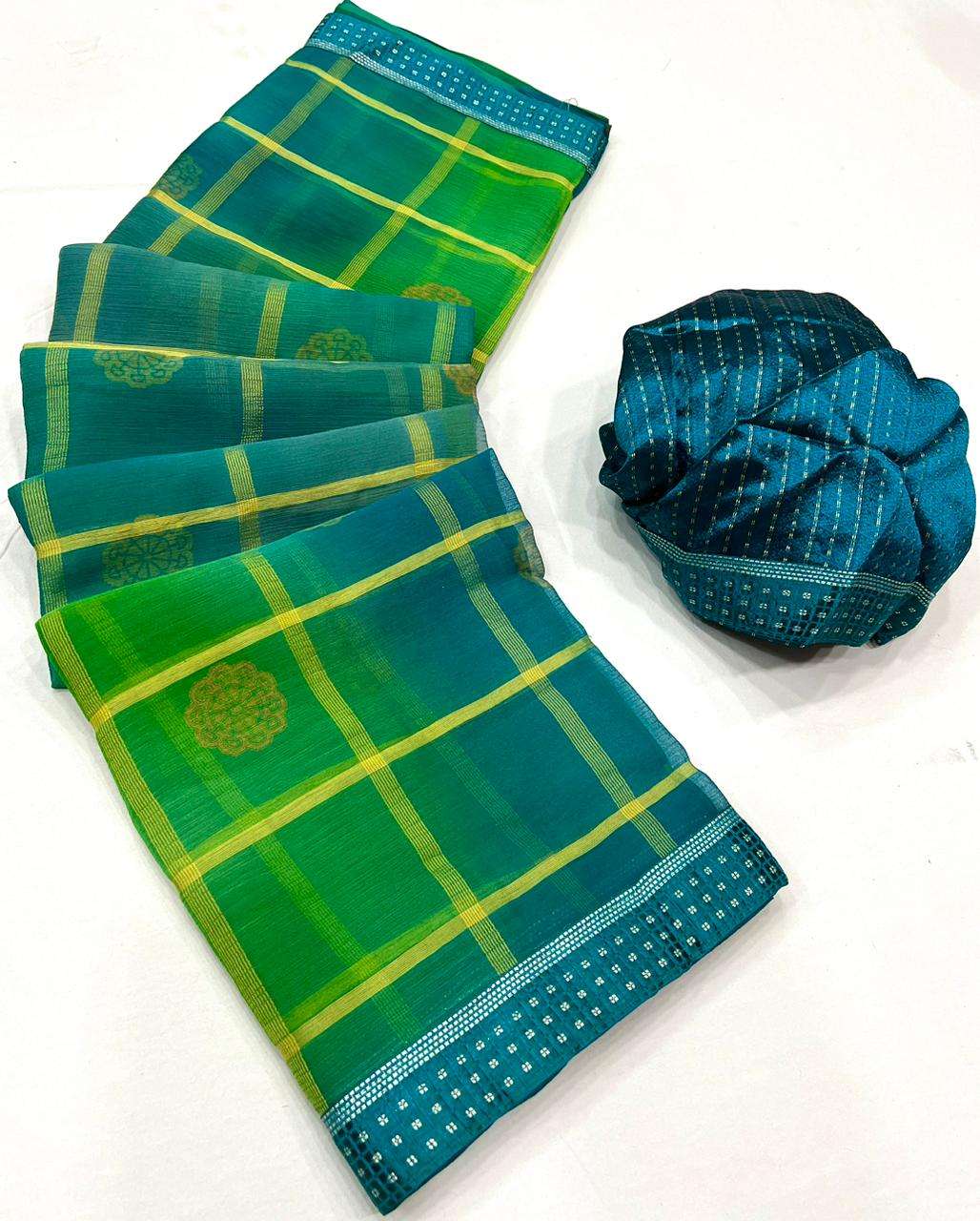 Lt fabrics kashvi creation PANCHHI  Viscose chiffon with fan...
