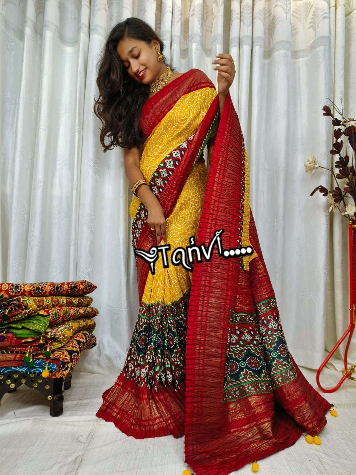 Maya vol 3 Dola silk with Khajuri Crush design saree collect...