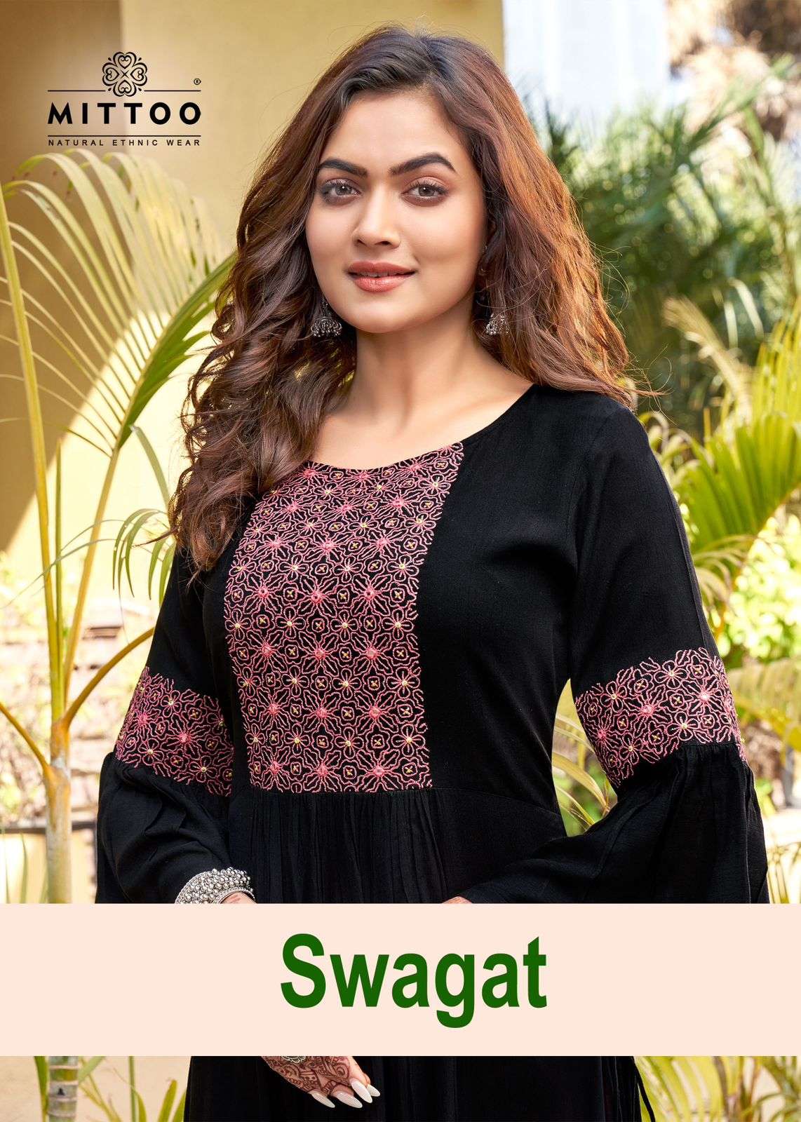 MITTOO SWAGAT PURE RAYON EMBROIDERY KURTIS AT WHOLESALE PRIC...