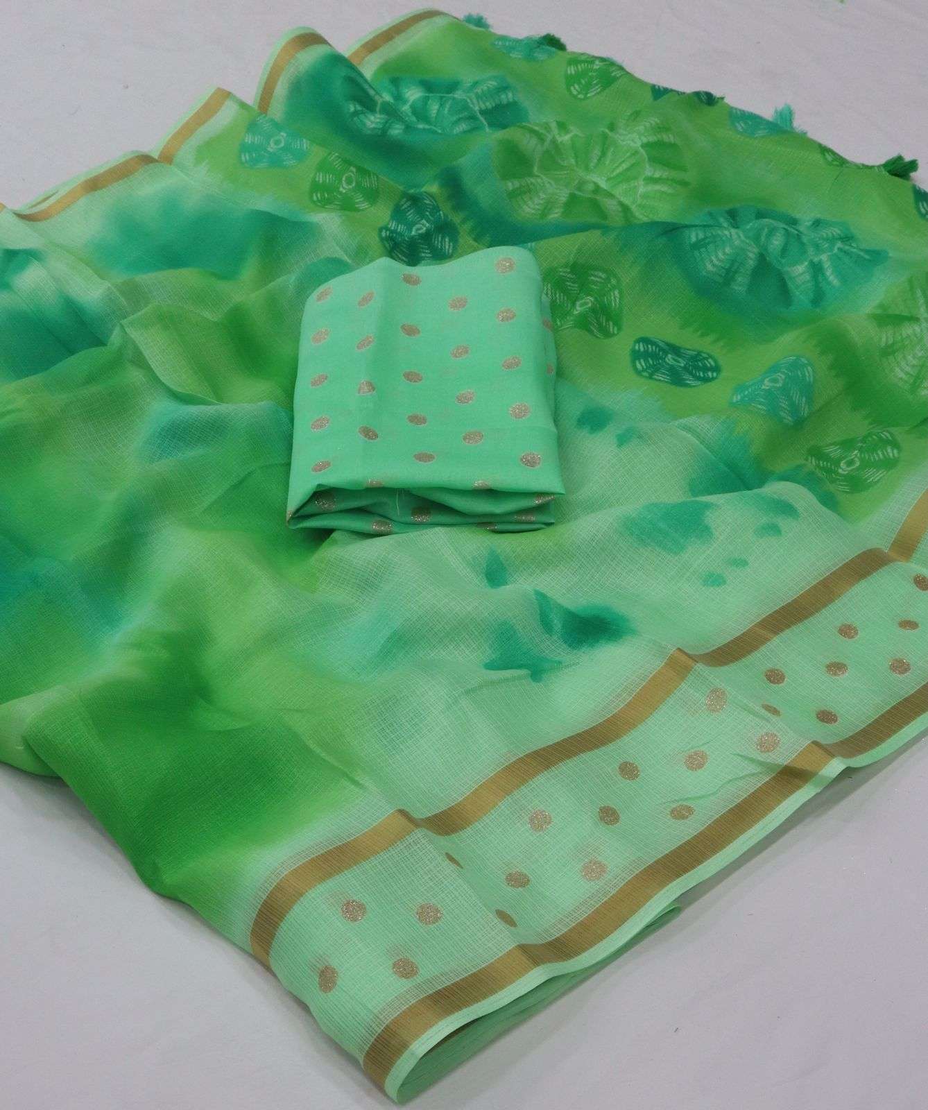 Pranali Kota silk with Fancy printed Saree collection