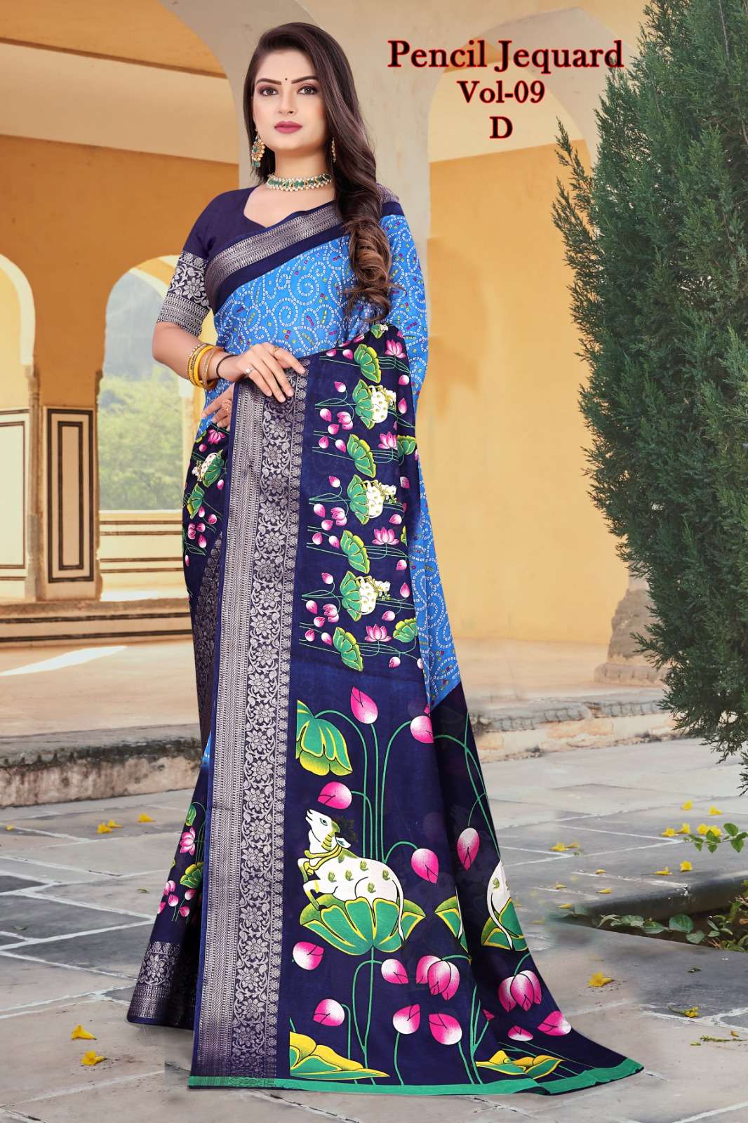 Pranitha vol 11 Handloom silk with Digital Printed Fancy loo...