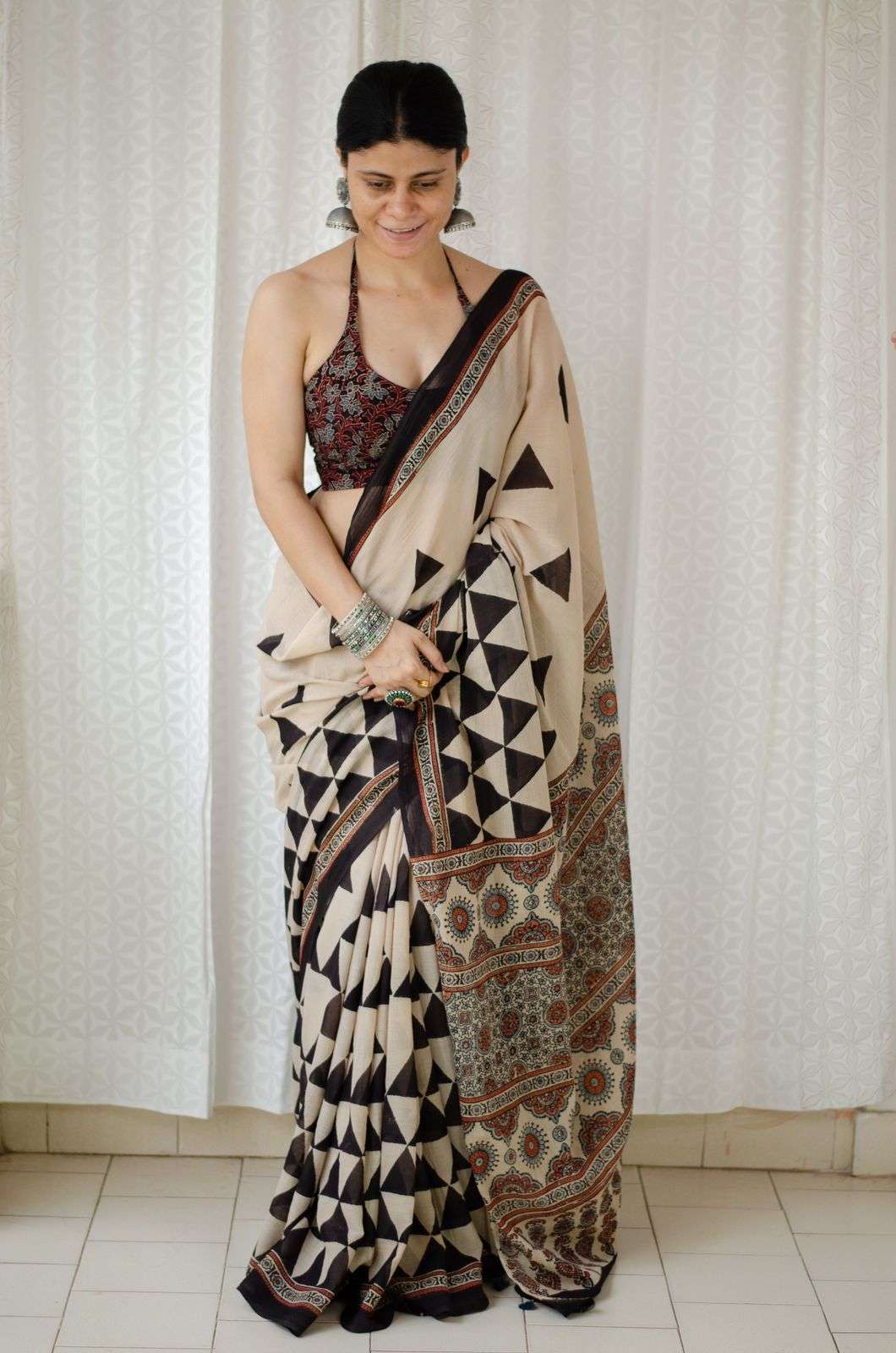 Rajiya Chanderi soft cotton with Printed regular wear saree ...