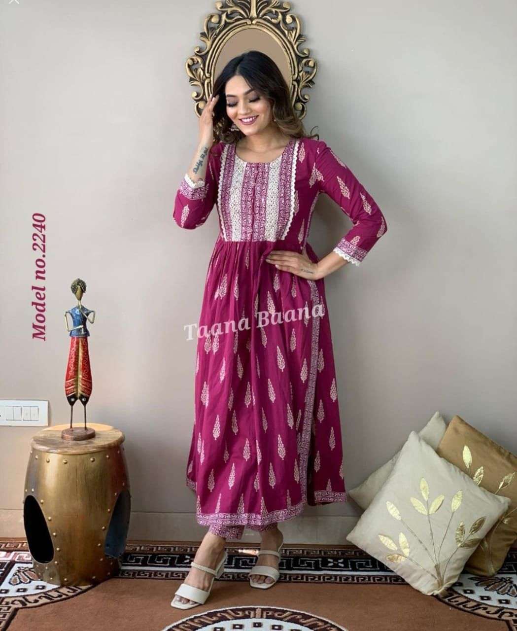 Rayon with Printed summer wear Kurti collection