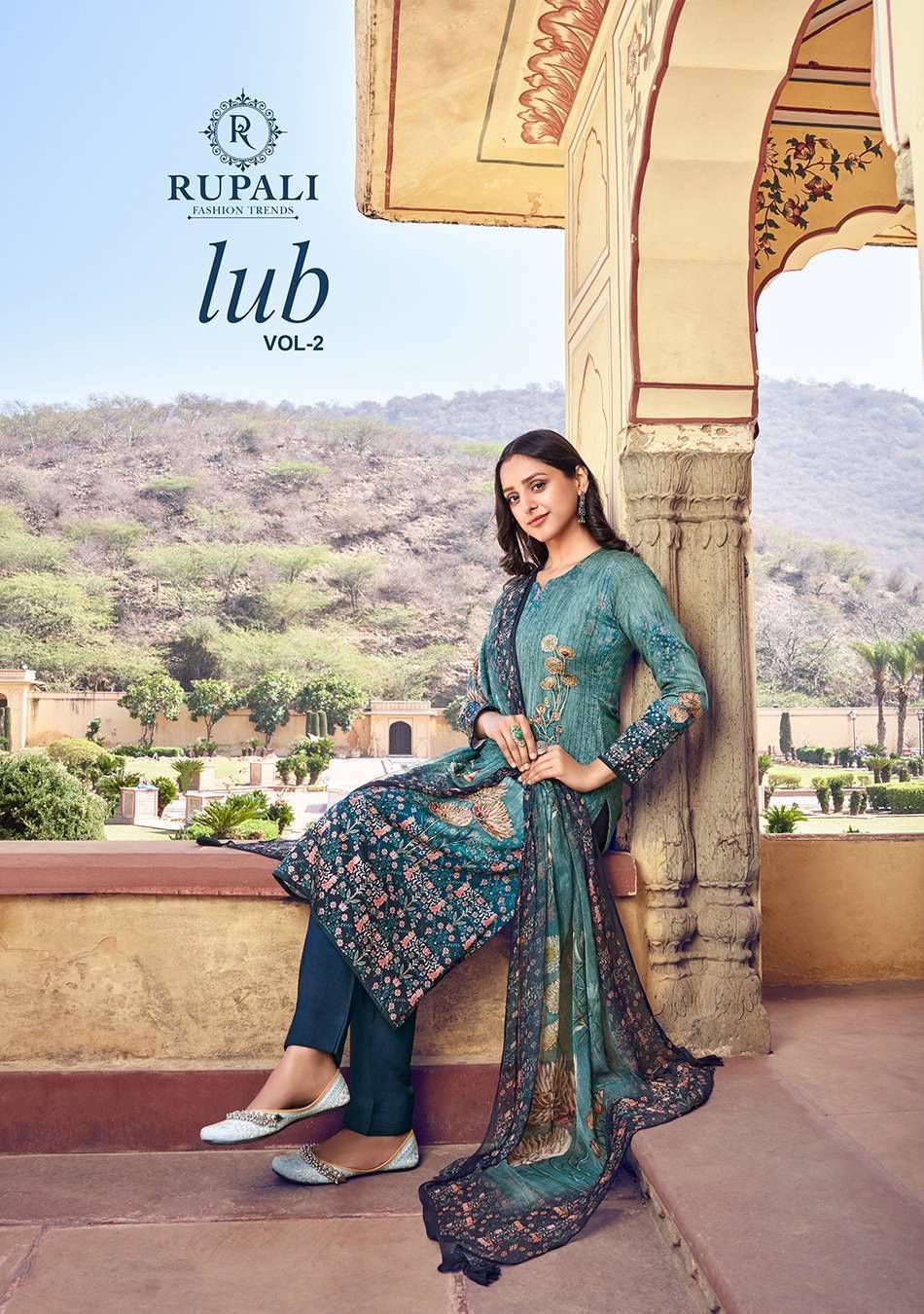 RUPALI FASHION LUB VOL 2 PURE JAM SATIN DIGITAL PRINTED SUIT...