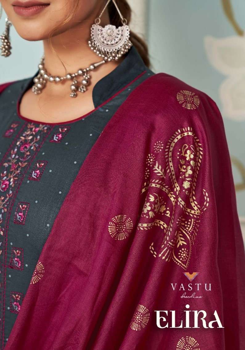 VASTU TEX ELIRA PURE LAWN COTTON PRINT SUITS COLLECTION AT W...