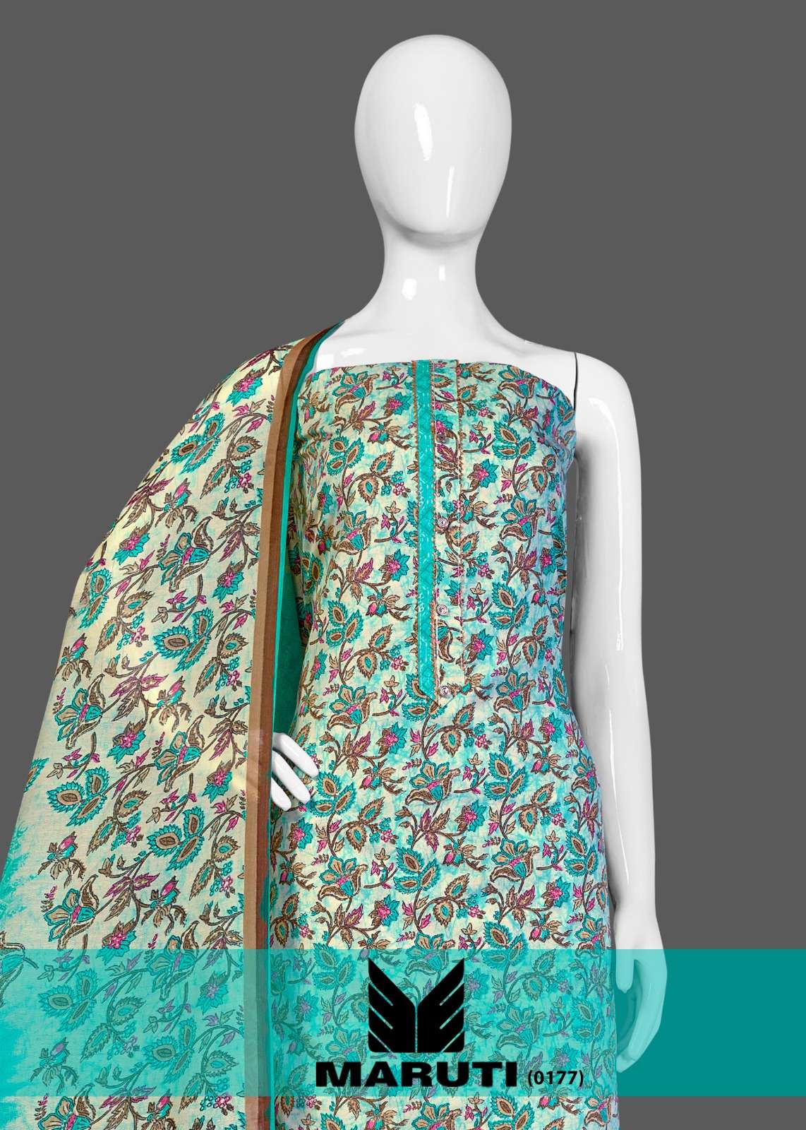 Bipson Fashion Maruti 177 Cotton with Printed dress material...
