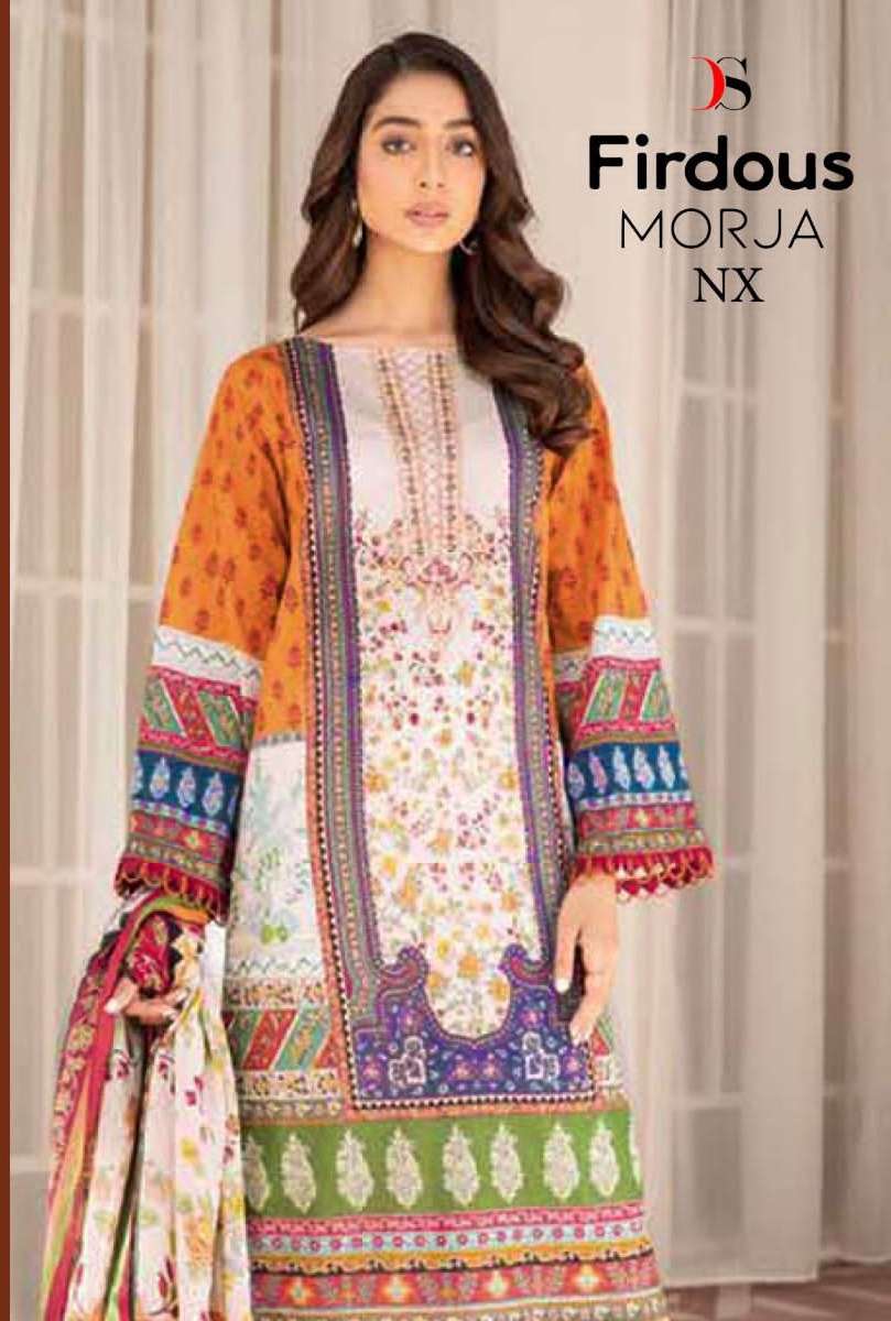 Deepsy Suits Firodus Morja NX Cotton with Digital Printed Pa...