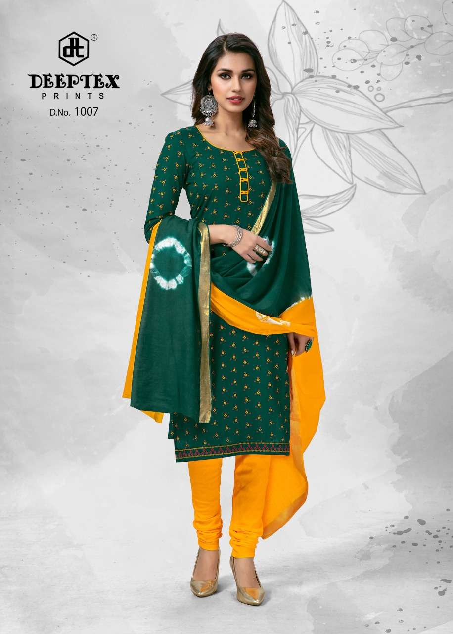 Deeptex Tradition Vol 10 Cotton with Printed Dress material ...