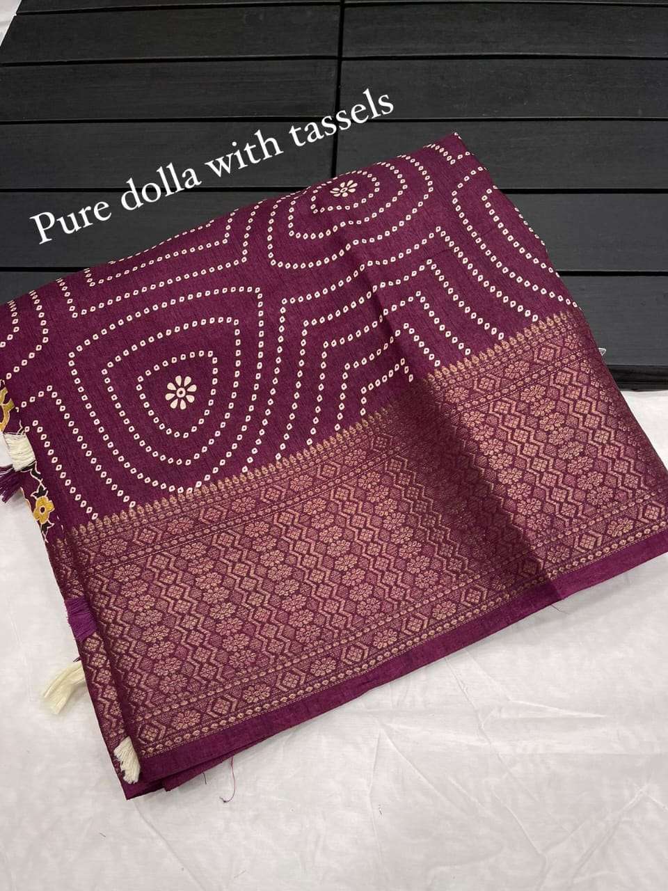 Dola Silk with Patola Printed Soft Fabric Regular wear fancy...