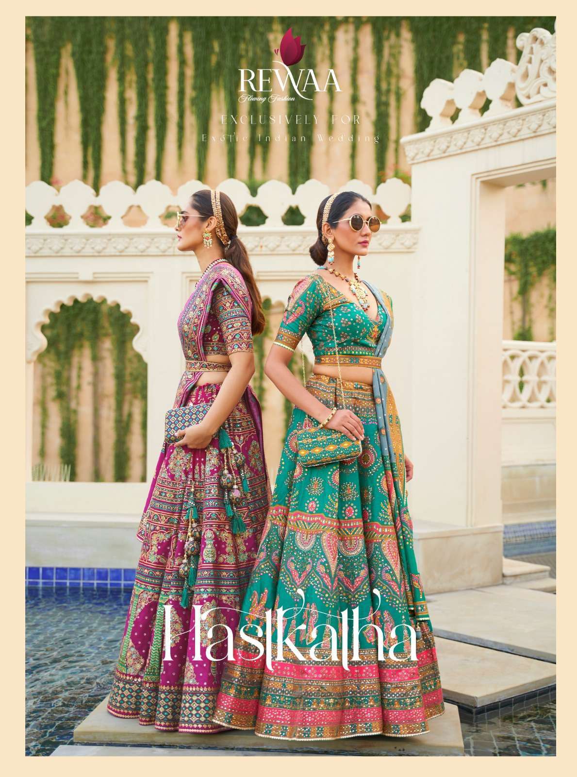 Rewaa Fashion HASTKATHA Silk with Designer Wedding wear Roya...
