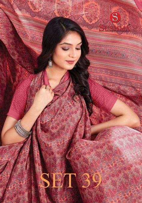 Sushma Set 39 Crepe with Regular wear best saree collection