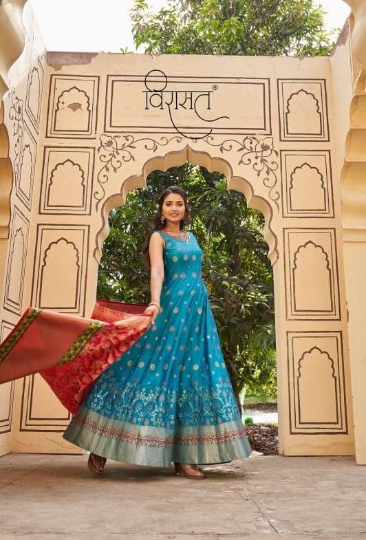 Virasat Banarasiya vol 2 Silk with Thread Handwork Designer ...