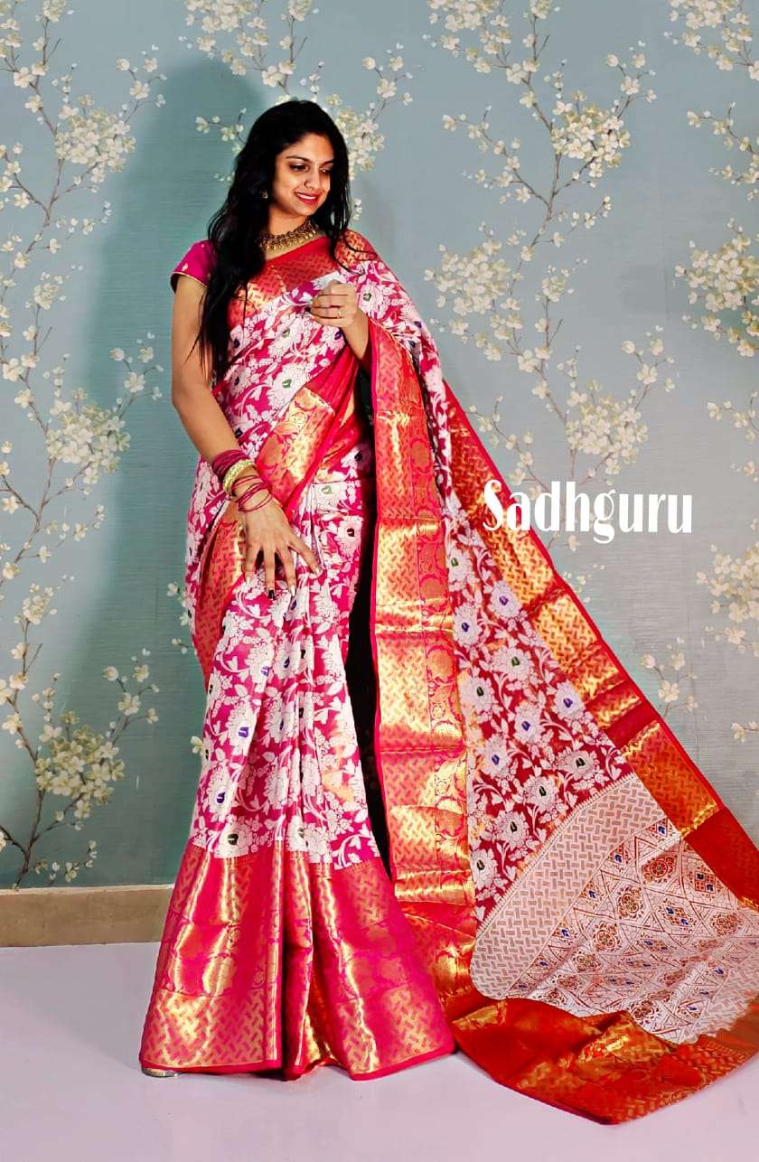 Anupama vol 17 Banarasi silk with weaving design Festival Sp...