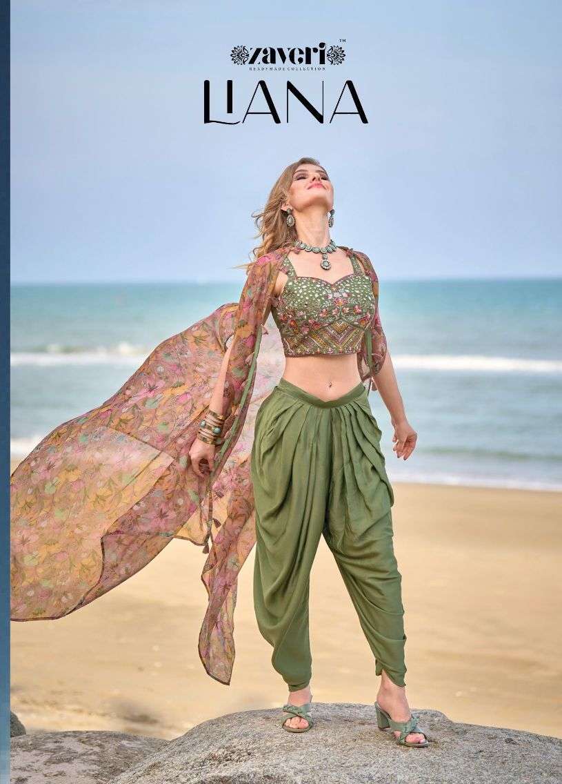 Eba Lifestyle Zaveri Liana Satin Silk with Western look Read...