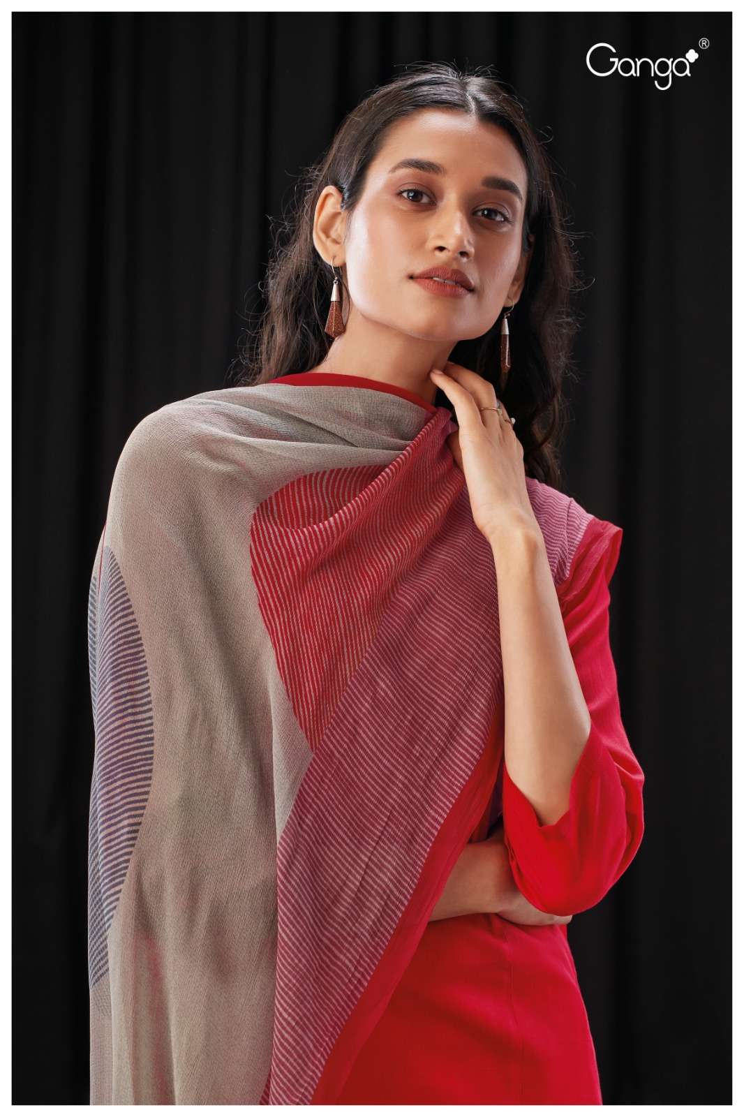 Ganga fashion SELVI 1701 Cotton with Printed Dress Material ...
