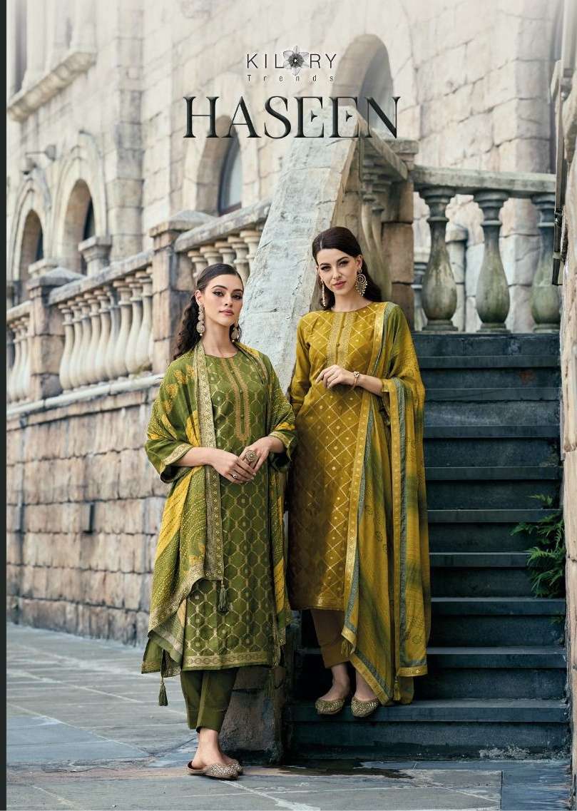 Kilory Trends Haseen Silk with Sequence work festival specia...
