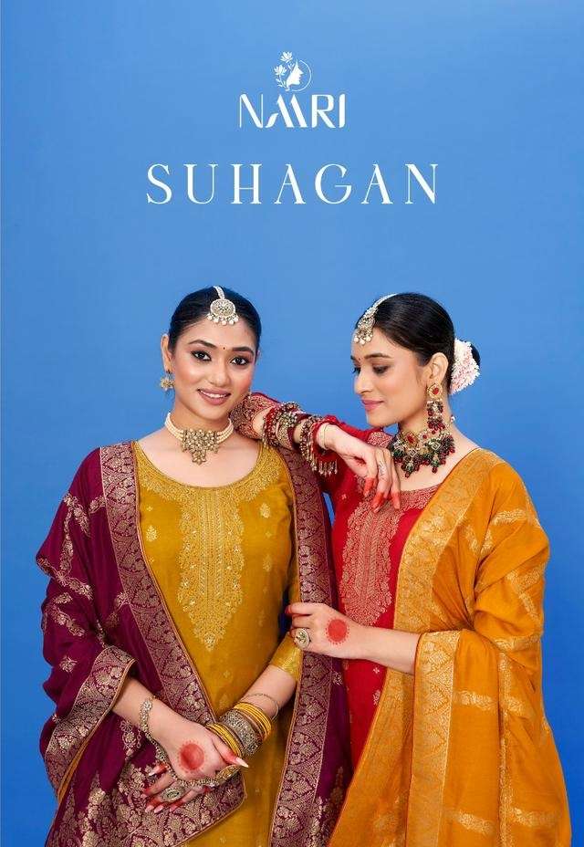 Naari Suhagan Muslin silk with fancy Festival special Salwar...