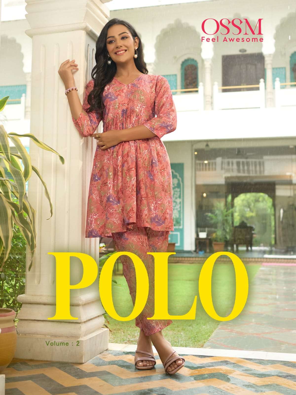 Ossm Polo vol 2 Chanderi cotton with Printed Kediya Style to...
