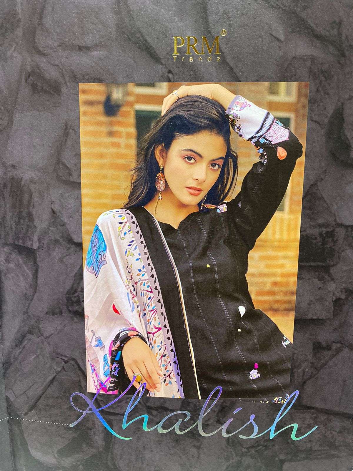 PRM Trendz Khalish Muslin silk with Digital Printed Fancy wo...