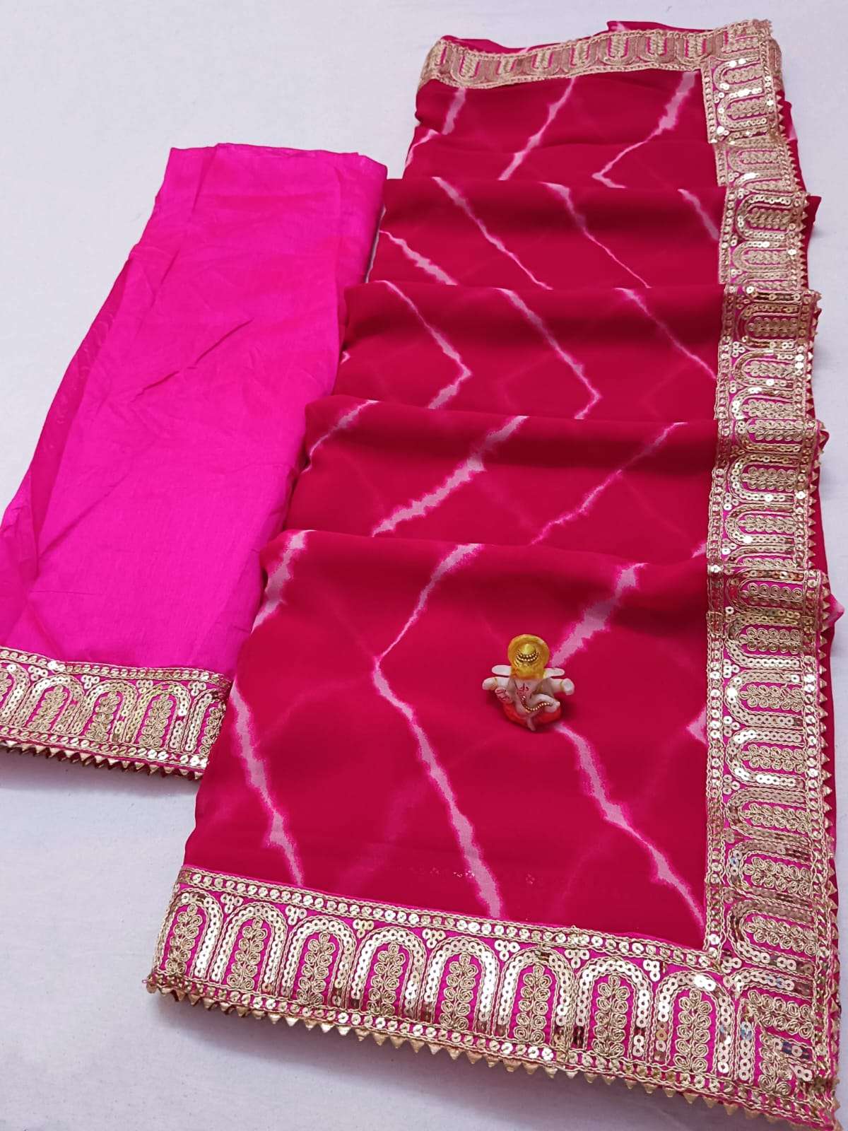Rakshabandhan Special Gifs Purpose Georgette with Heavy Bord...
