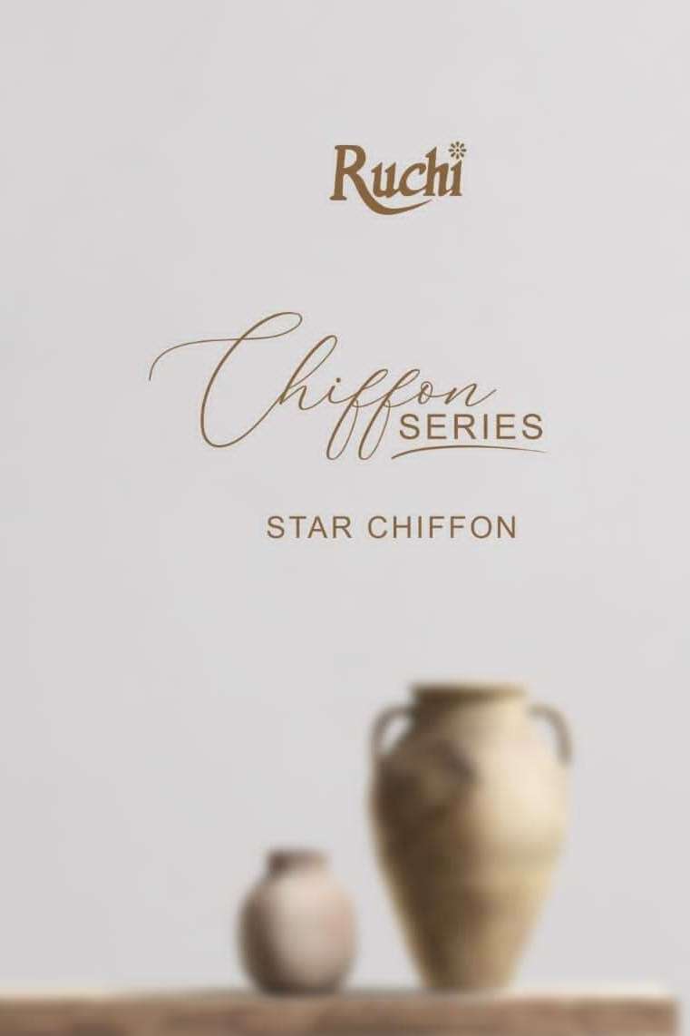 Ruchi Star Chiffon vol 13 Chiffon with Soft fabrics Regular ...