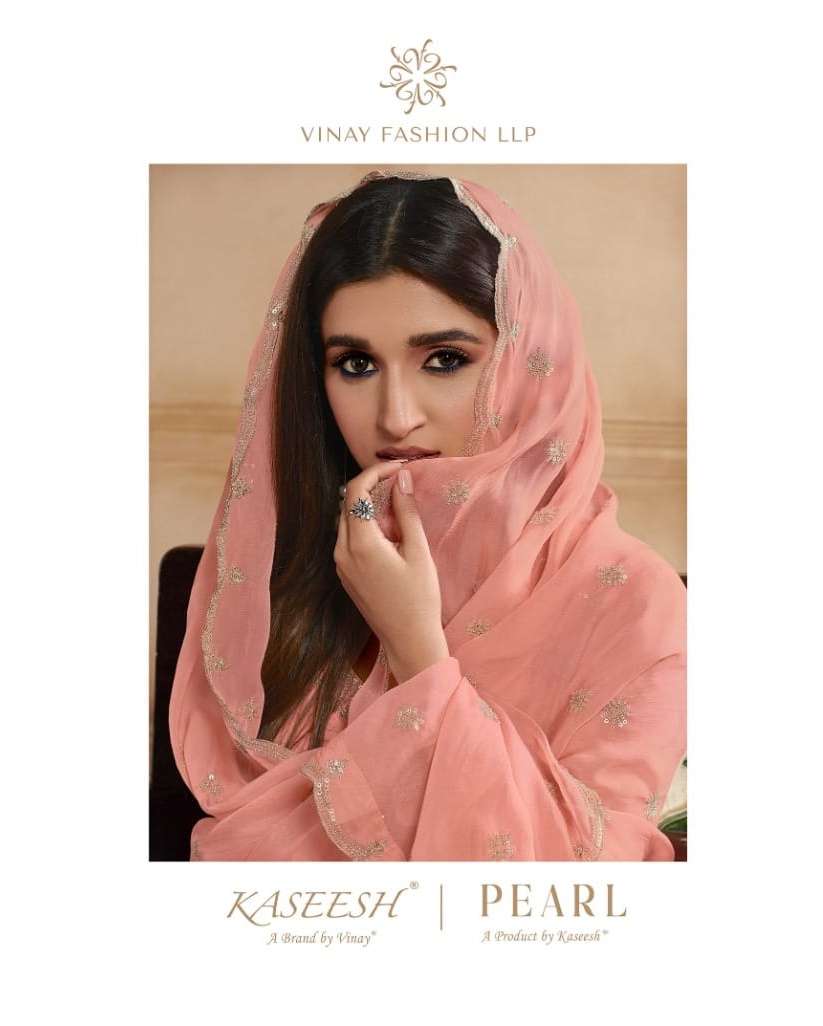Vinay fashion Kaseesh Pearl Organza with fancy look Dress Ma...