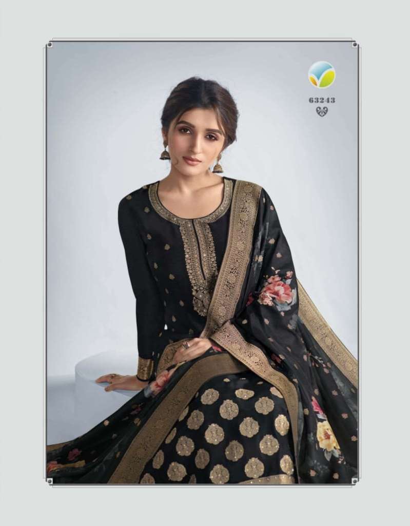 Vinay fashion Kaseesh Zareena vol 6  Dola silk with Designer...