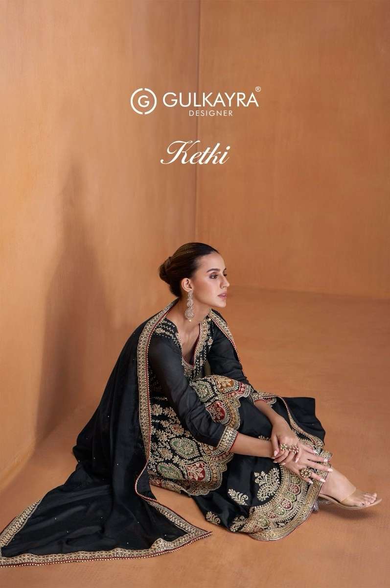 AAshirwad Creation Gulkayra Ketki Chinon silk with fancy Des...