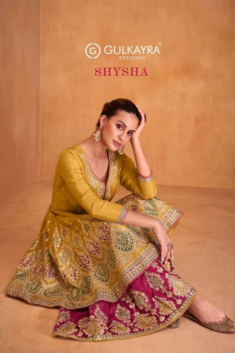 Aashirwad creation Gulkayra Shysha silk with Designer weddin...
