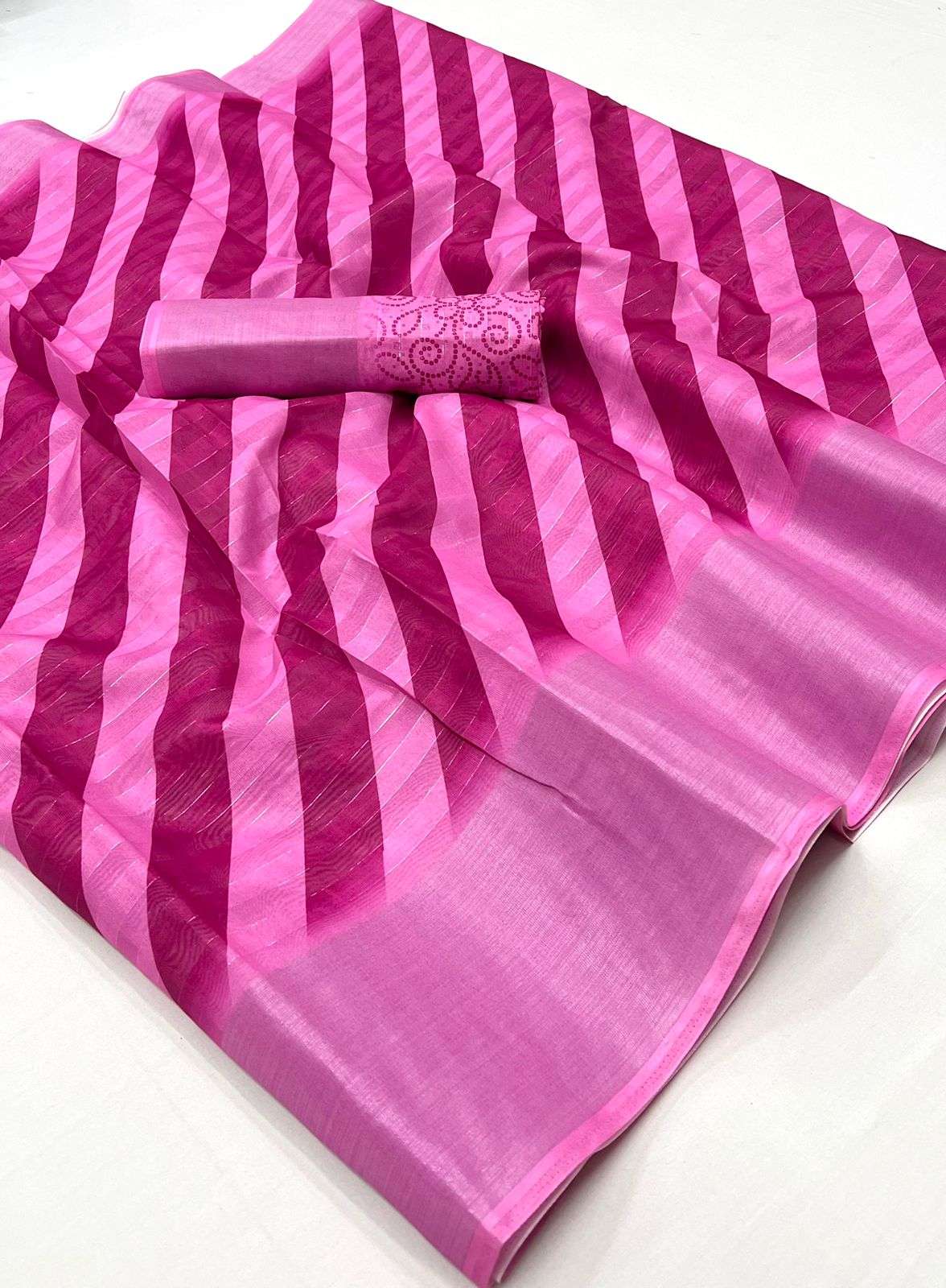 cotton Silk with laheriya weaving saree collection at best r...