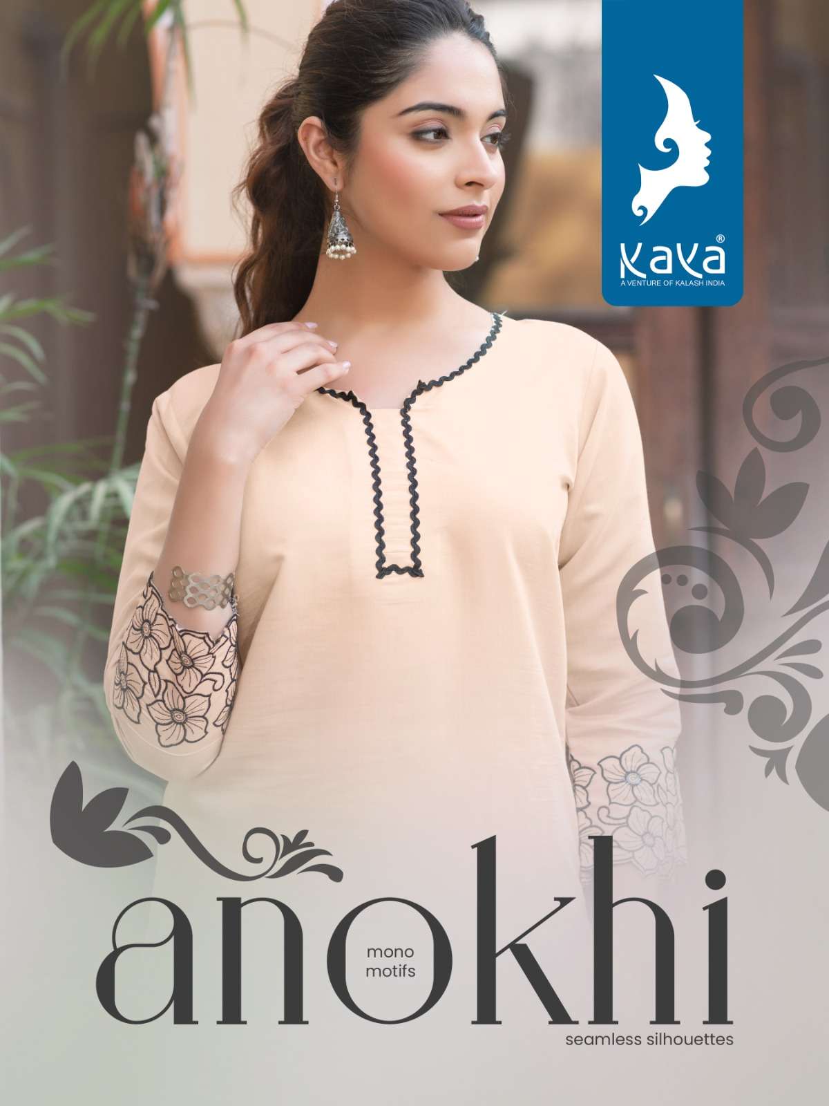 Kaya Kurtis Anokhi Roman Silk With fancy TOp & bottom collec...