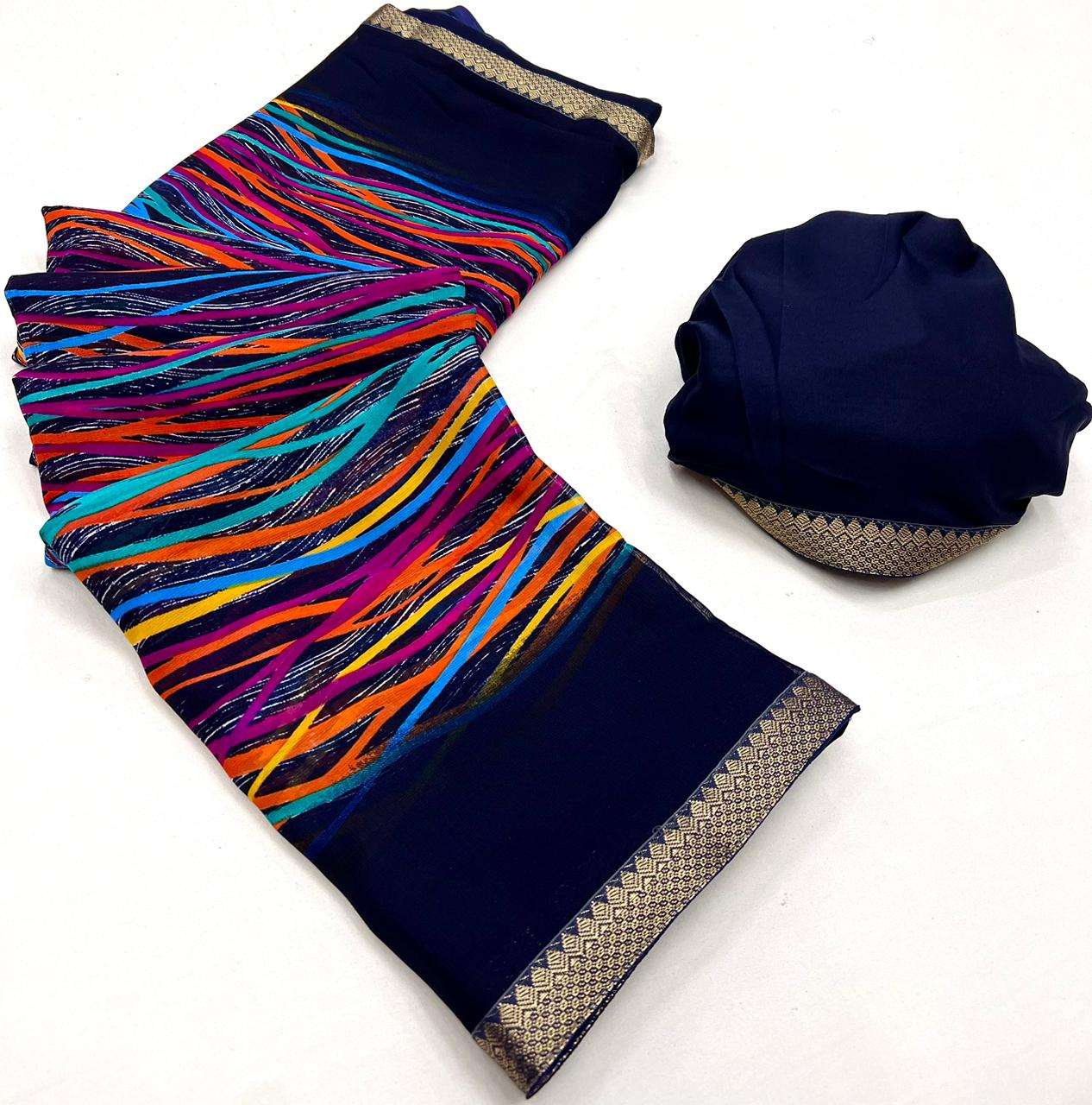 Lt fabrics kashvi Creation Aashtha Georgette with fancy Look...