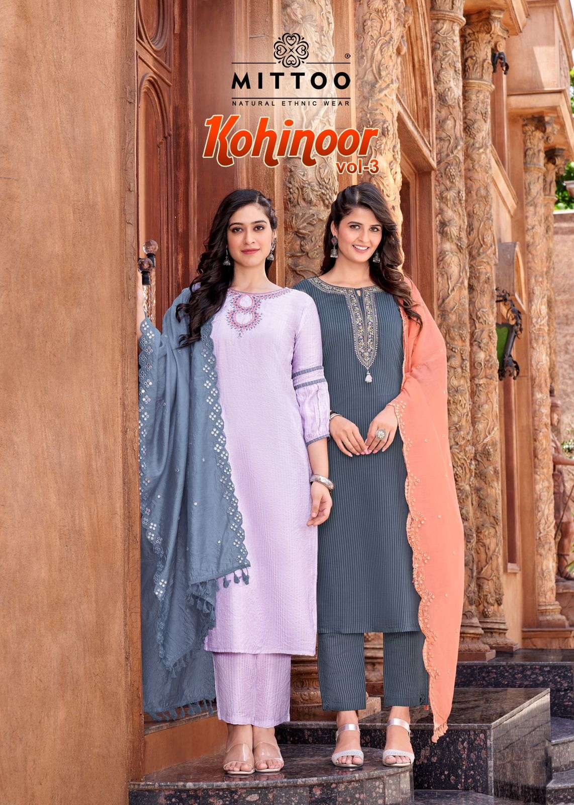 Mittoo Fashion Kohinoor vol 3 Viscose silk with fancy Festiv...