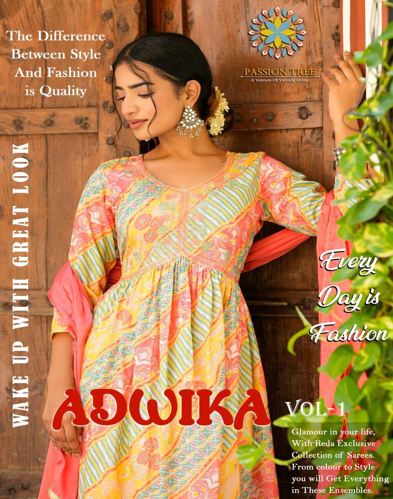 passion tree present adwika vol 1 Alia Cut Muslin silk with ...