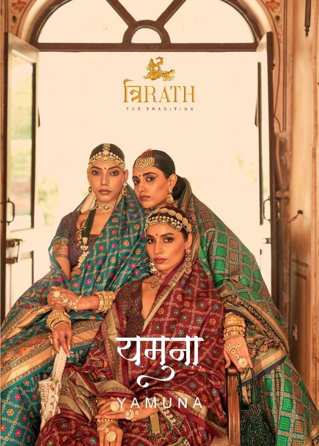Rewaa fashion Trirath Yamuna Silk with Unique Banarasi Print...