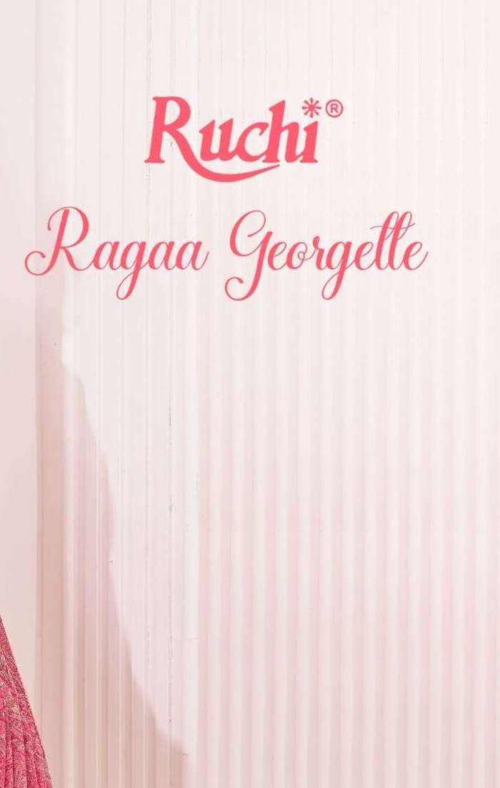 Ruchi Ragaa Georgette with simple Look weightless regular we...