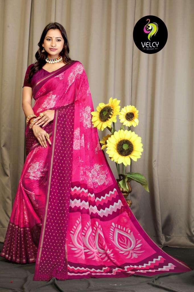 Sangini Vol 6 Chiffon with weaving design Regular wear saree...