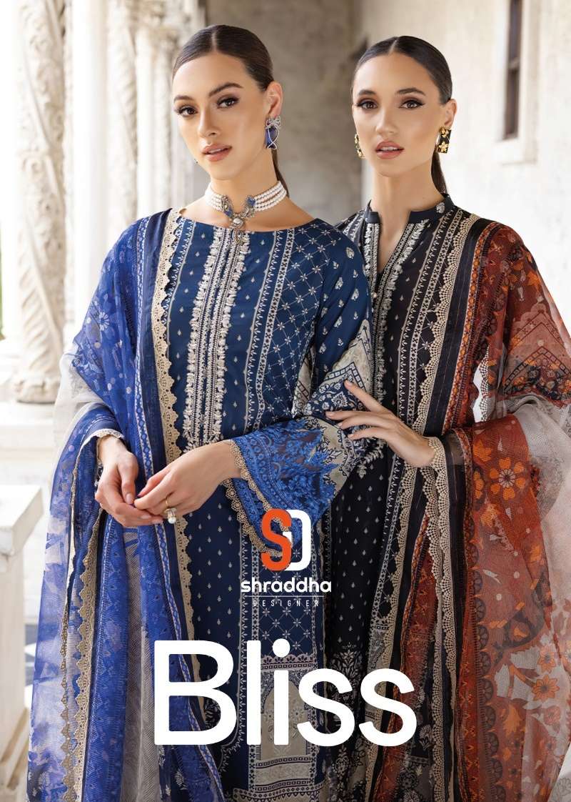 Shraddha Designer Bliss VOl 1 Lawn Cotton with fancy Printed...