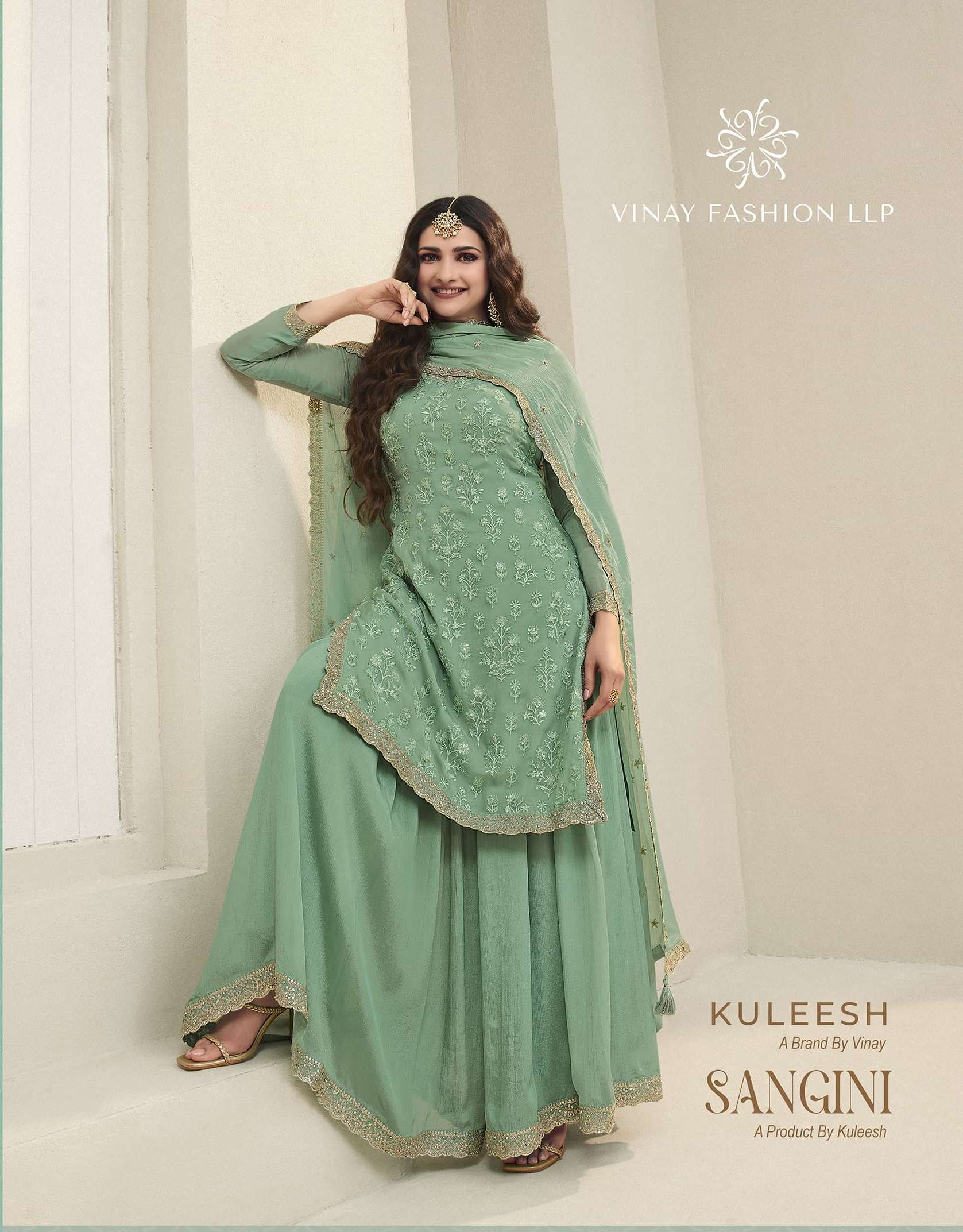 Vinay Fashion Kuleesh Sangini Organza with EMbroidery work F...