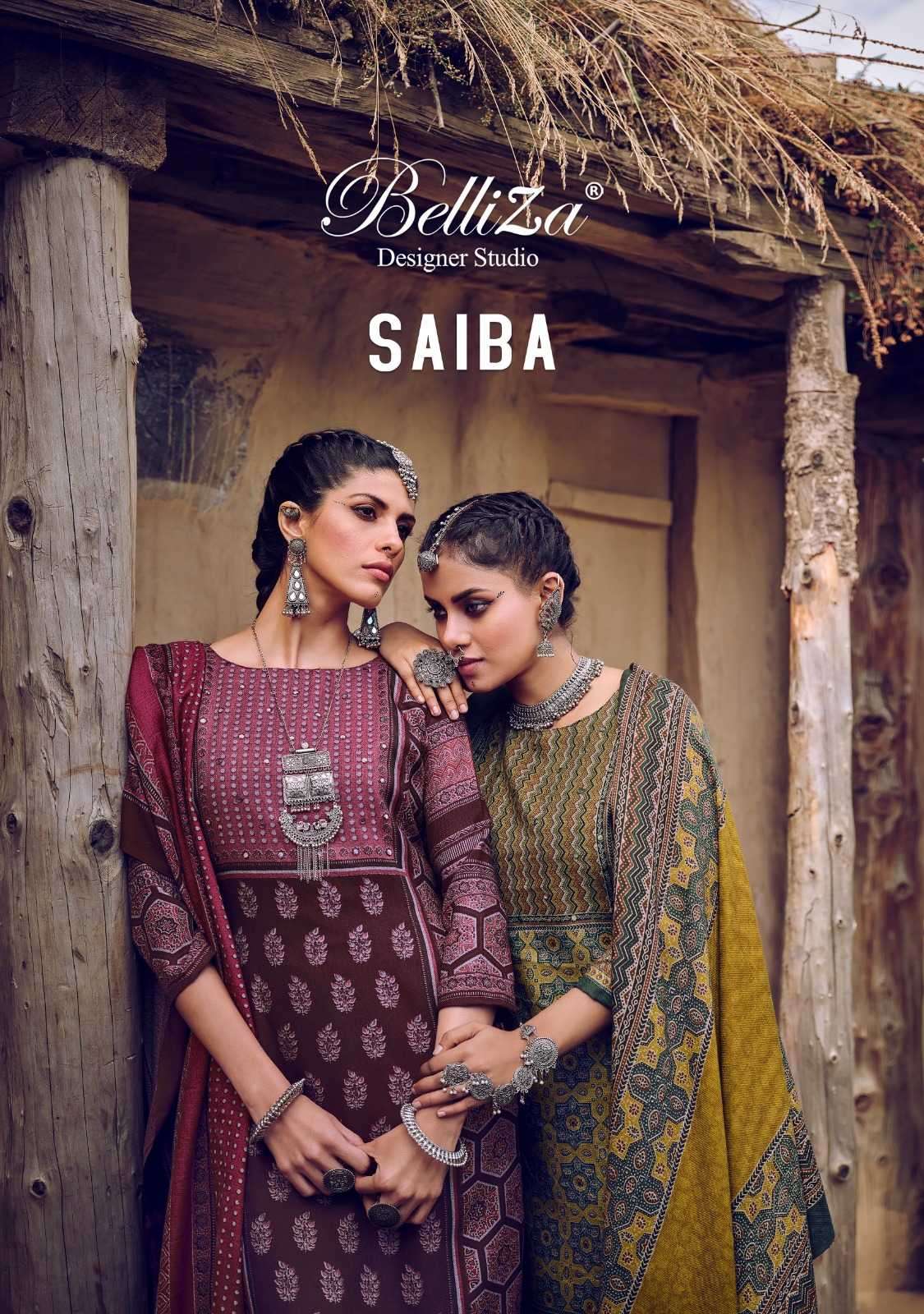 Belliza Designer Saiba Winter wear Woolen salwar kameez coll...