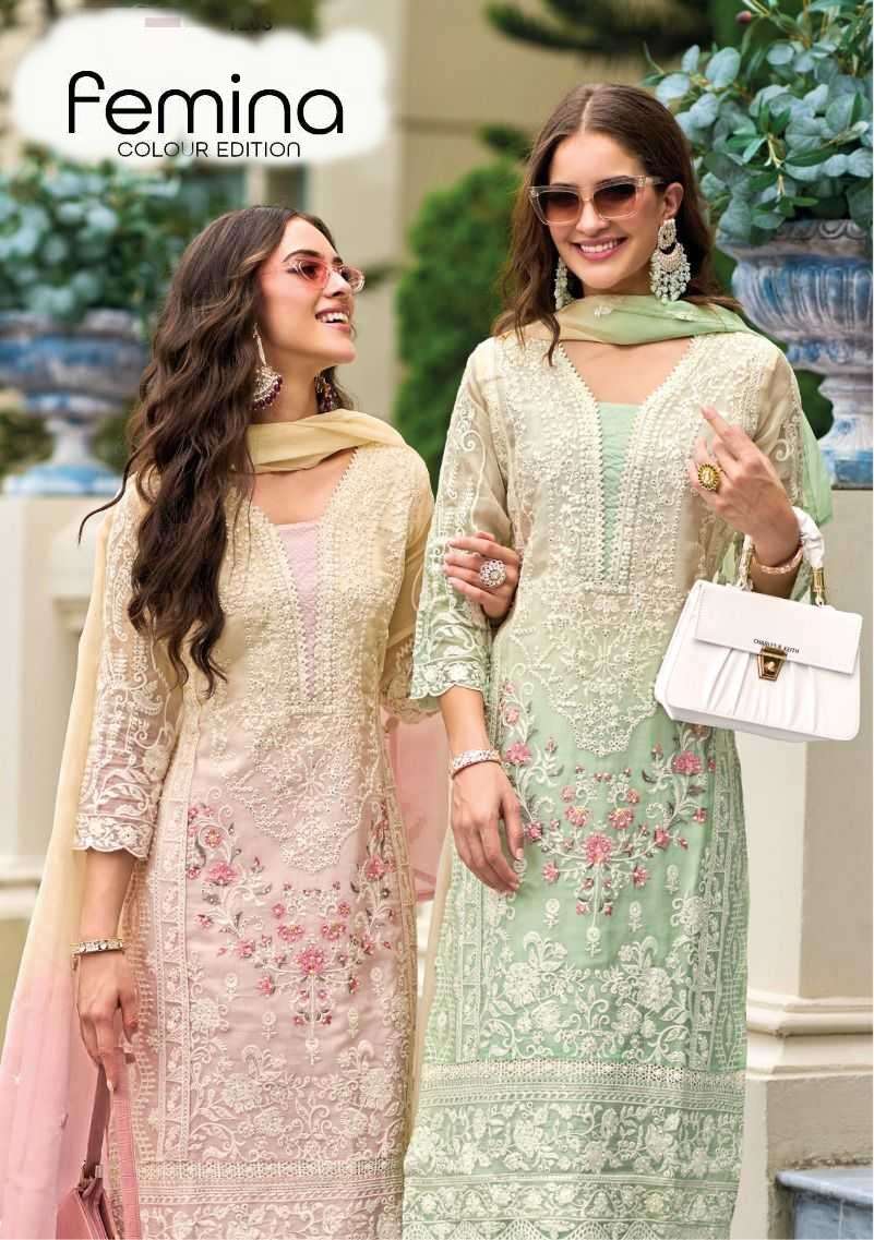 Eba Lifestyle Zaveri Femina Color Edition Pakistani salwar k...