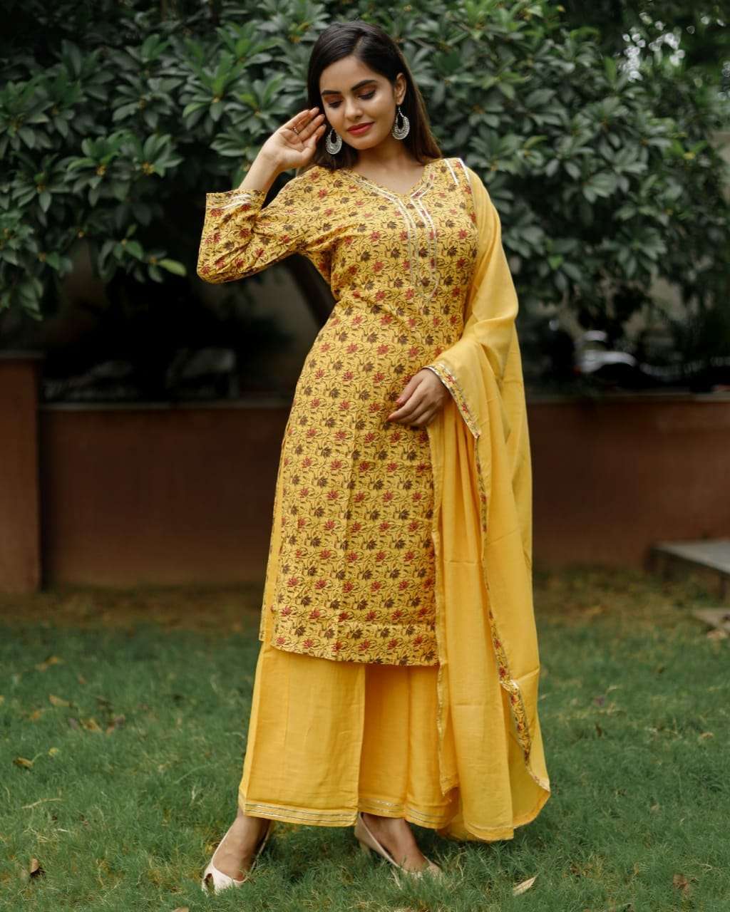 Festival Special Cotton Kurti & Bottom Dupatta collection at...