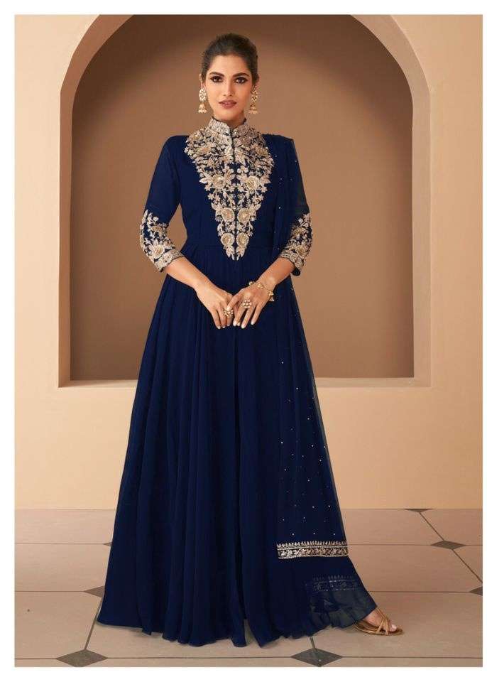 Festival Special Georgette with Codding Sequence Embroidery ...