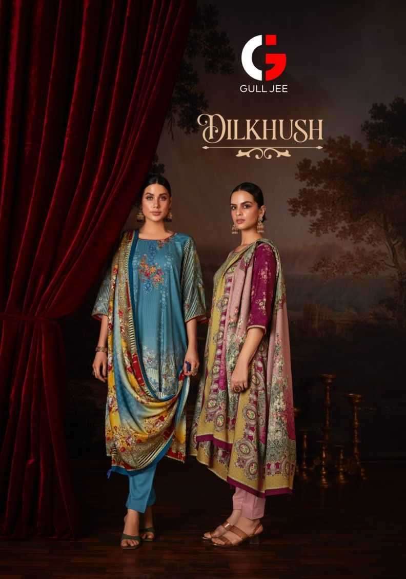 gull jee present dilkhush  Pashmina Silk with fancy Printed ...