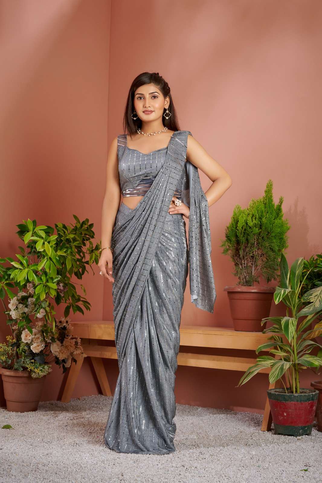 Party wear Ready TO Wear Saree collection at best wholesale ...