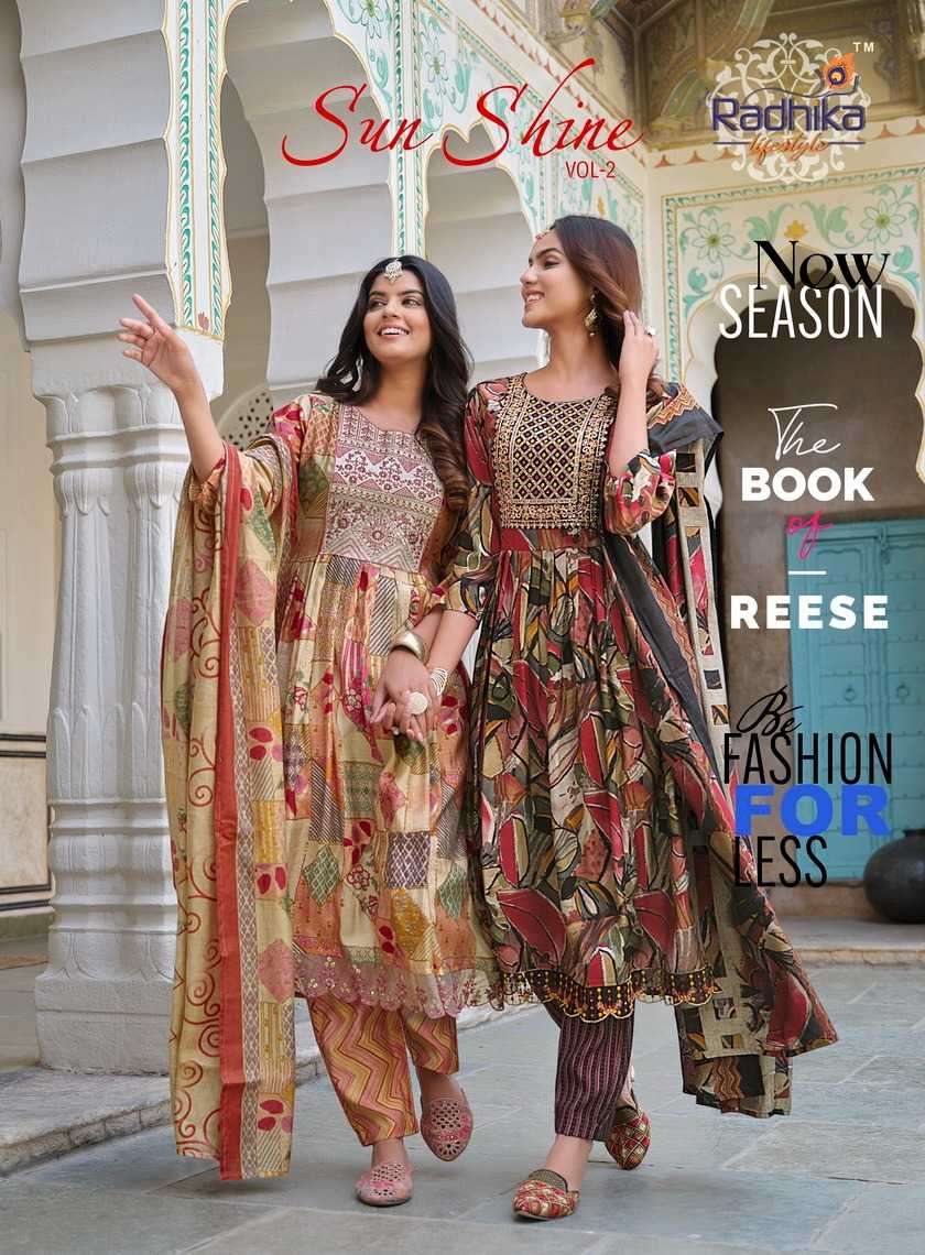 Radhika Fashion Lifestyle Sun Shine Vol 2 Modal Silk with Fe...