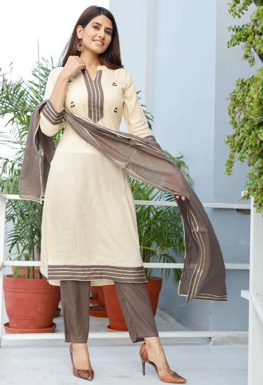 Regular wear Cotton Rayon with fancy Readymade suits collect...