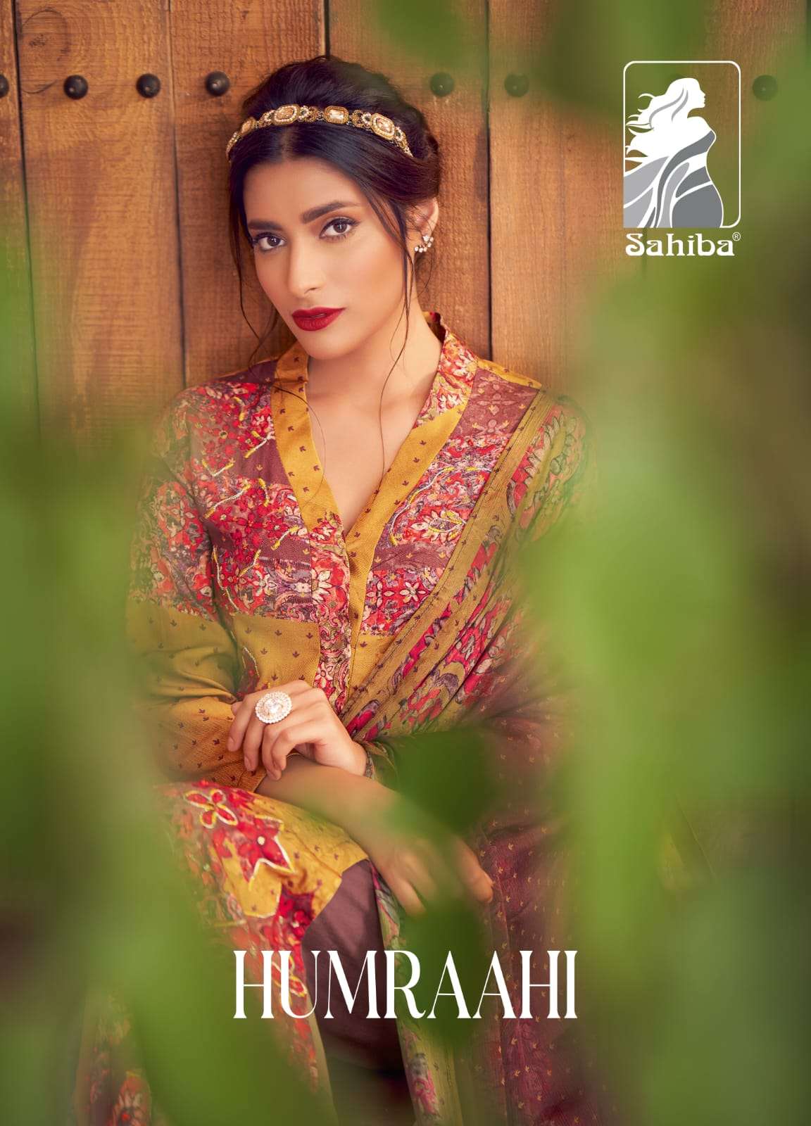 Sahiba Humraahi Silk with digital printed fancy Dress materi...