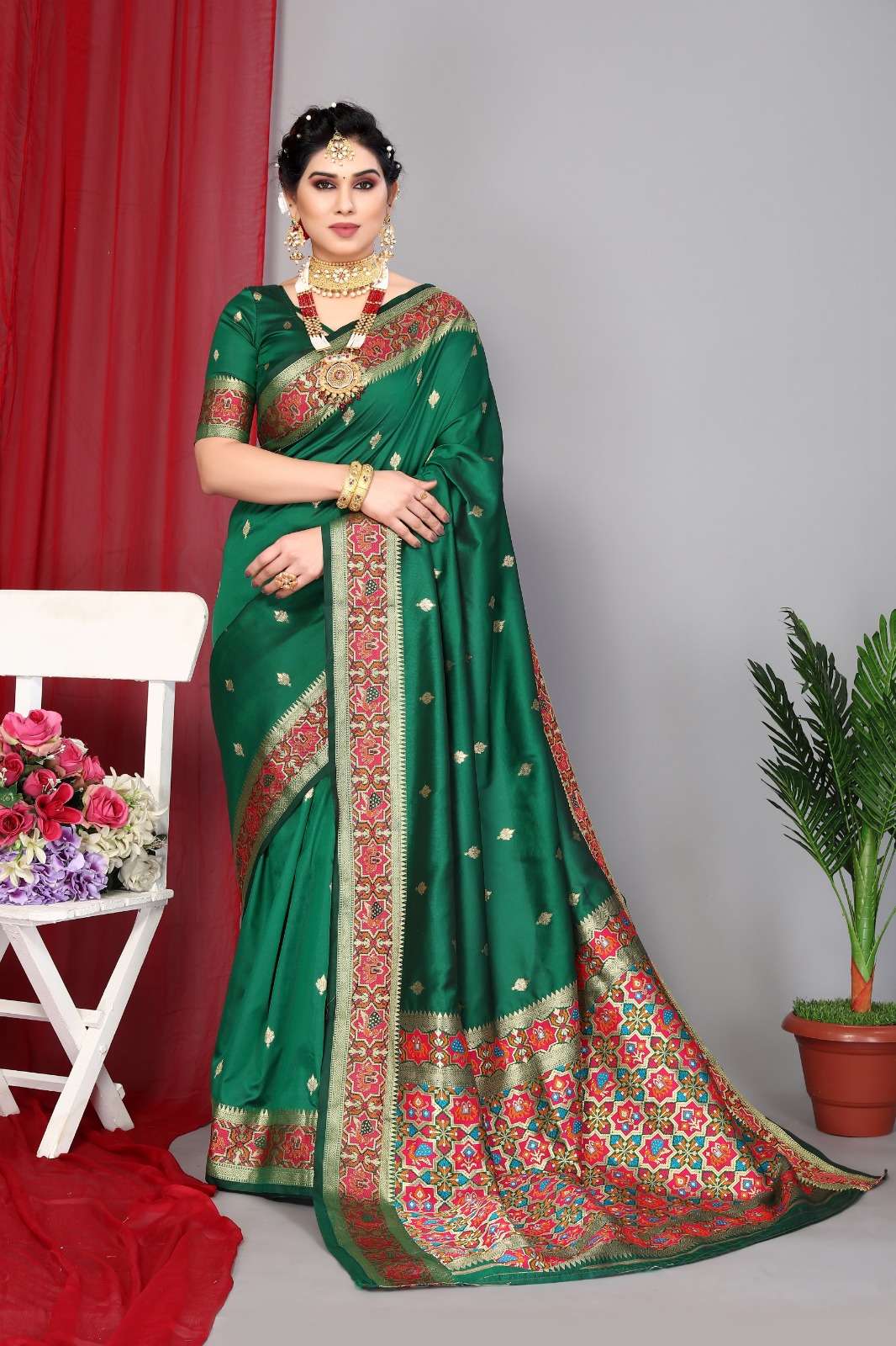 Traditional Paithani Design Soft SIlk With Function Special ...