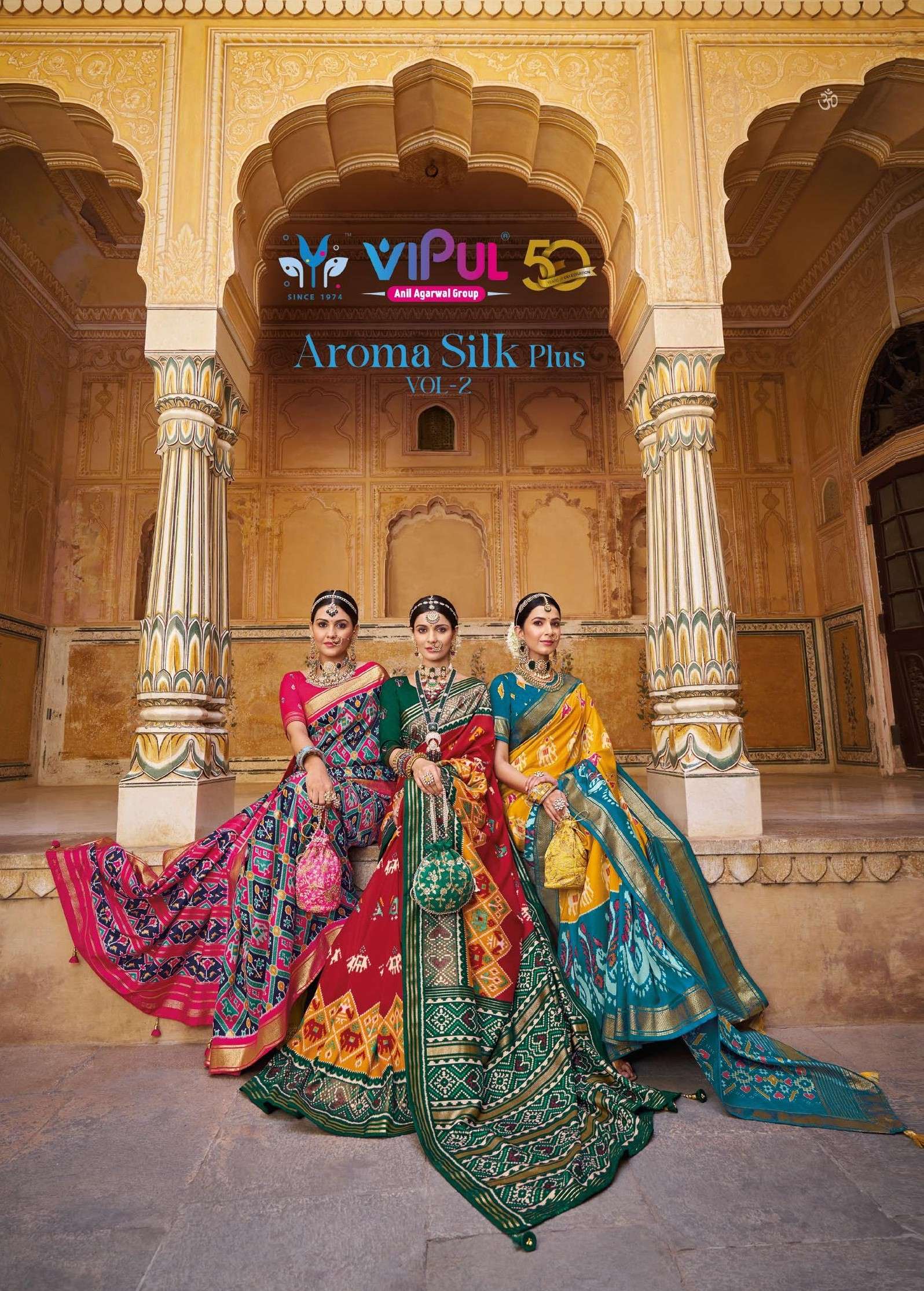 Vipul fashion Aroma Silk Plus Vol 2 Silk with Gujarat specia...